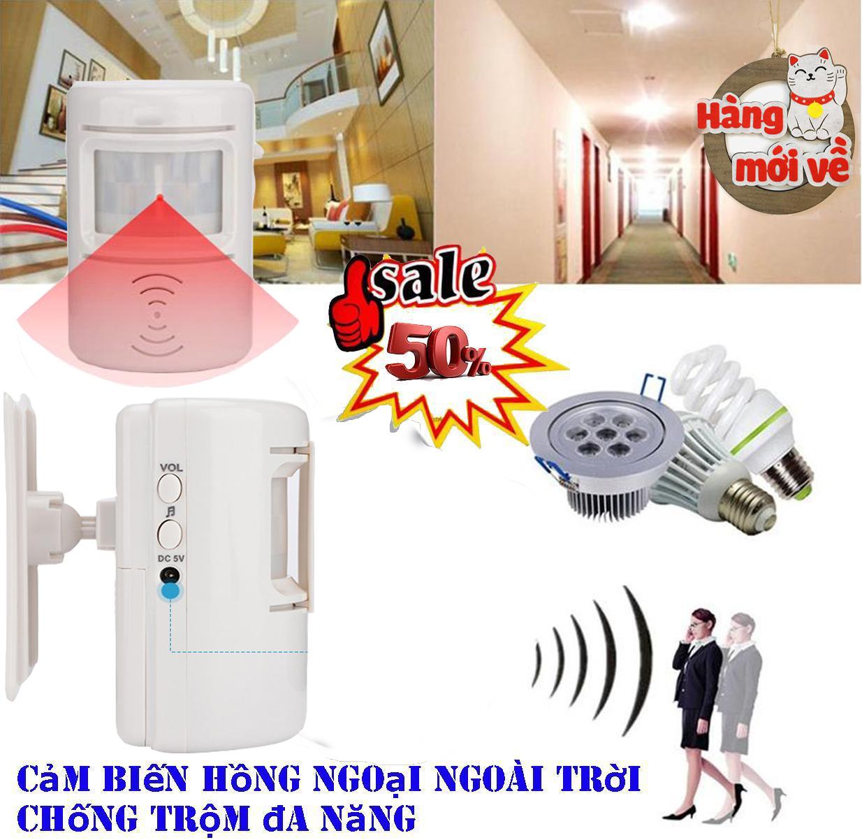 Chuông Báo Trộm, Chuông Chống Trộm Gắn Cửa Thông Minh, Chuông Báo.Có kèm còi báo.Sản phẩm bán chạy trên thị trường hiện nay.Tự động phát âm thanh báo động khi có sự xâm nhập bất hợp pháp. BH 1 ĐỔI 1 - Giá Giảm Sốc Chỉ Hôm Nay!