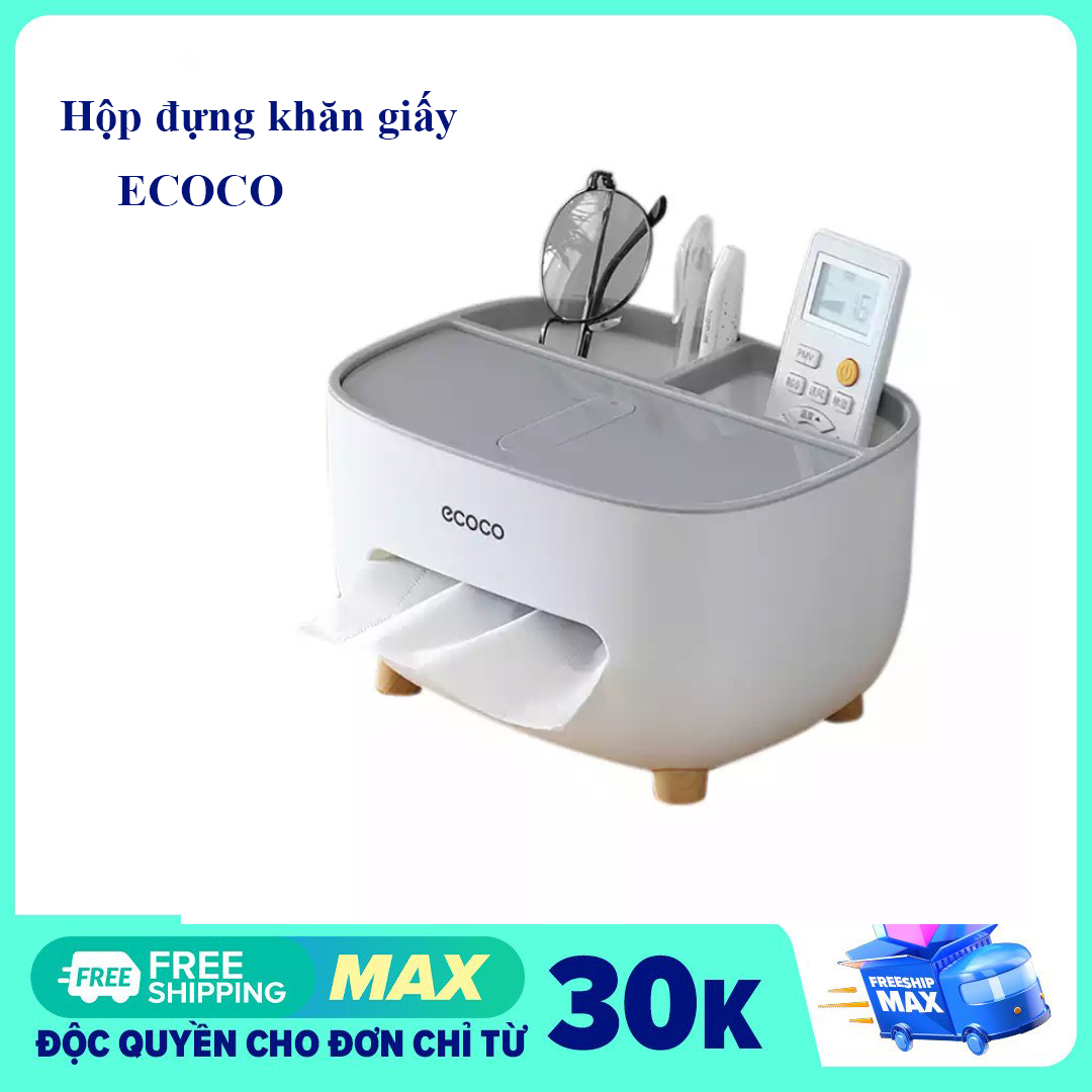 Hộp Khăn Giấy Để Bàn Phòng Khách Nhà Bếp Ecoco Hộp Khăn Giấy Nhựa Để Trang Trí Nhà Văn Phòng Nhà Bếp Gia Đình
