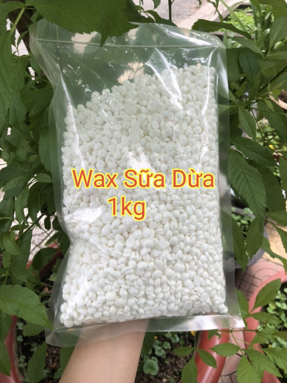 Sáp wax lông bám lông nhổ sạch lông tơ tẩy sạch lông wax bikini waxing cho mọi người túi 1kg tặng 10 que gỗ 15x2cm