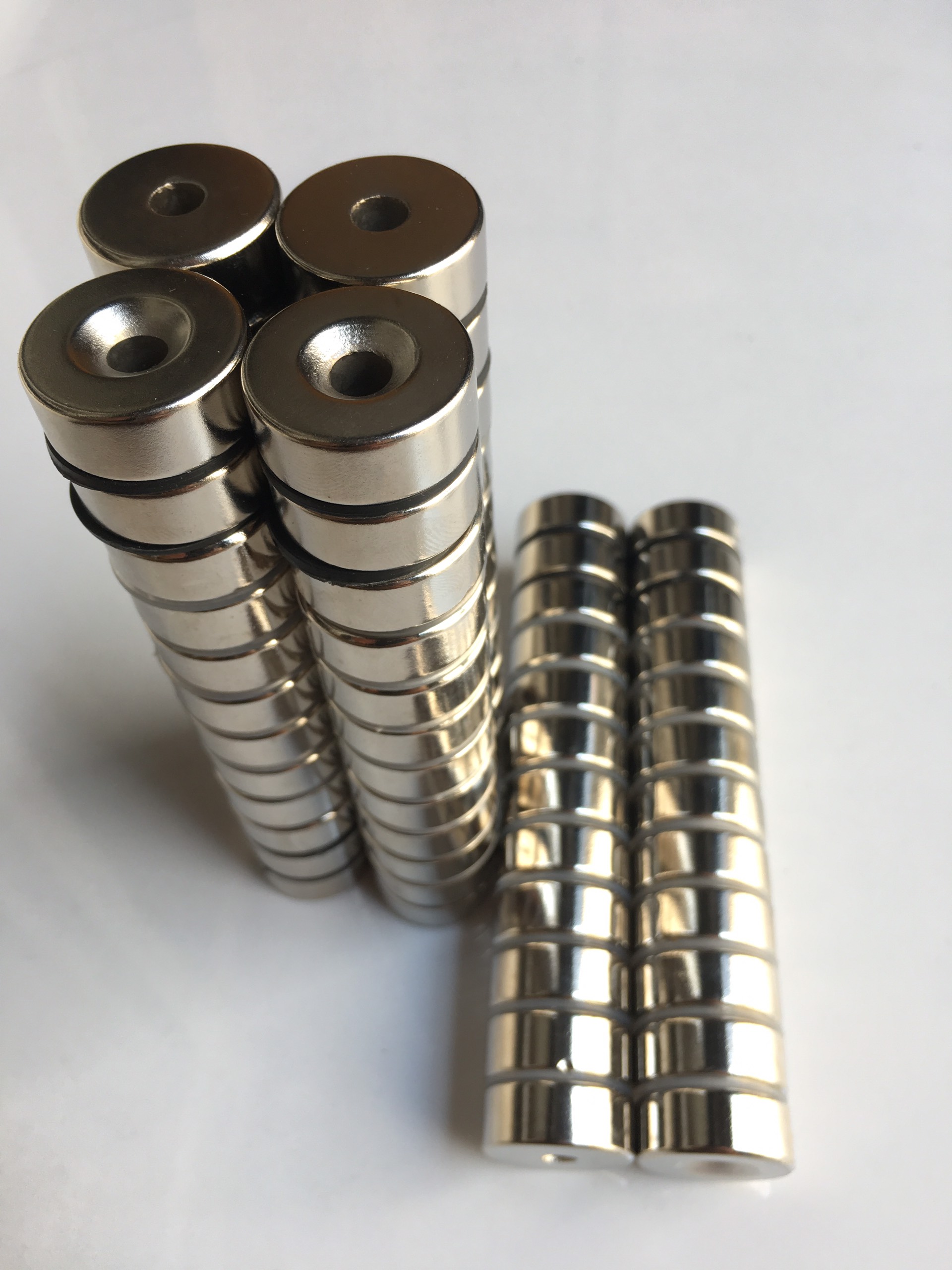 [HCM]Viên Nam Châm Đất Hiếm Ø 25x10mm Lỗ Vát M7  Nam Châm Siêu Cường