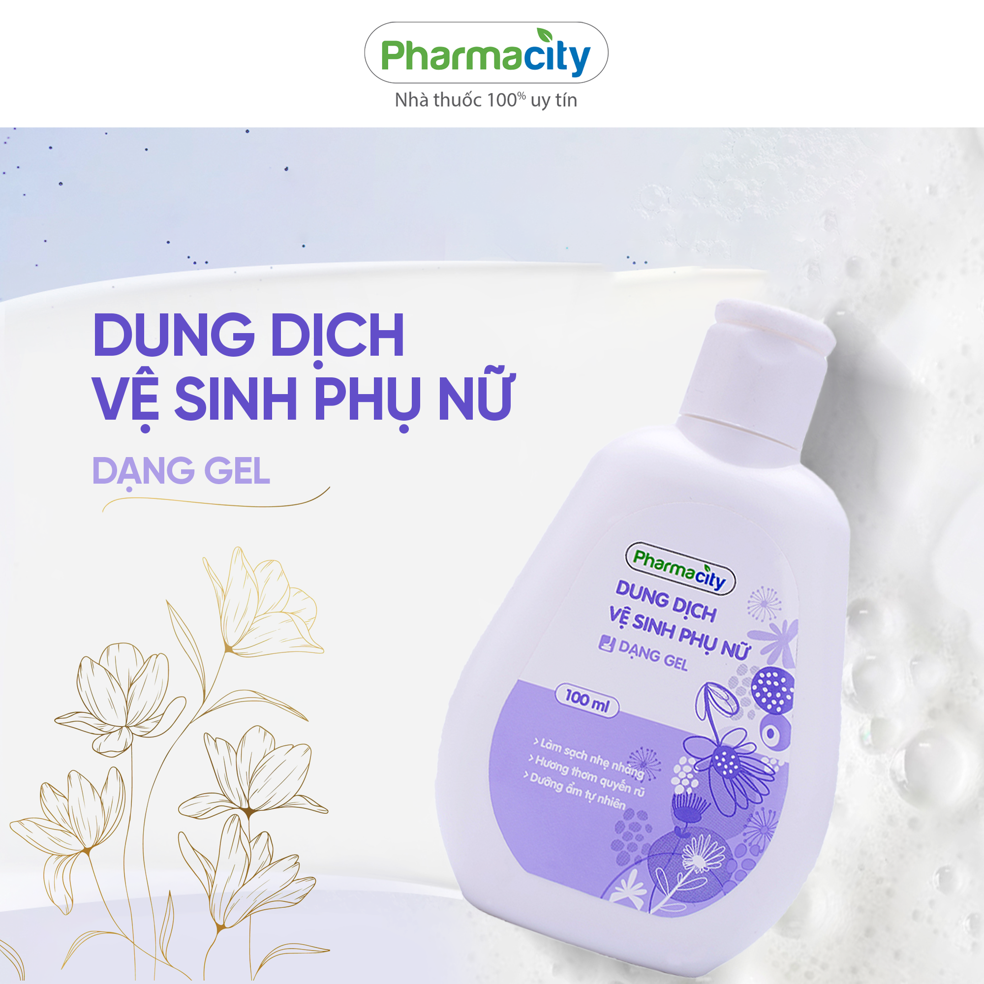 Dung Dịch Vệ Sinh Phụ Nữ Dạng Gel Pharmacity