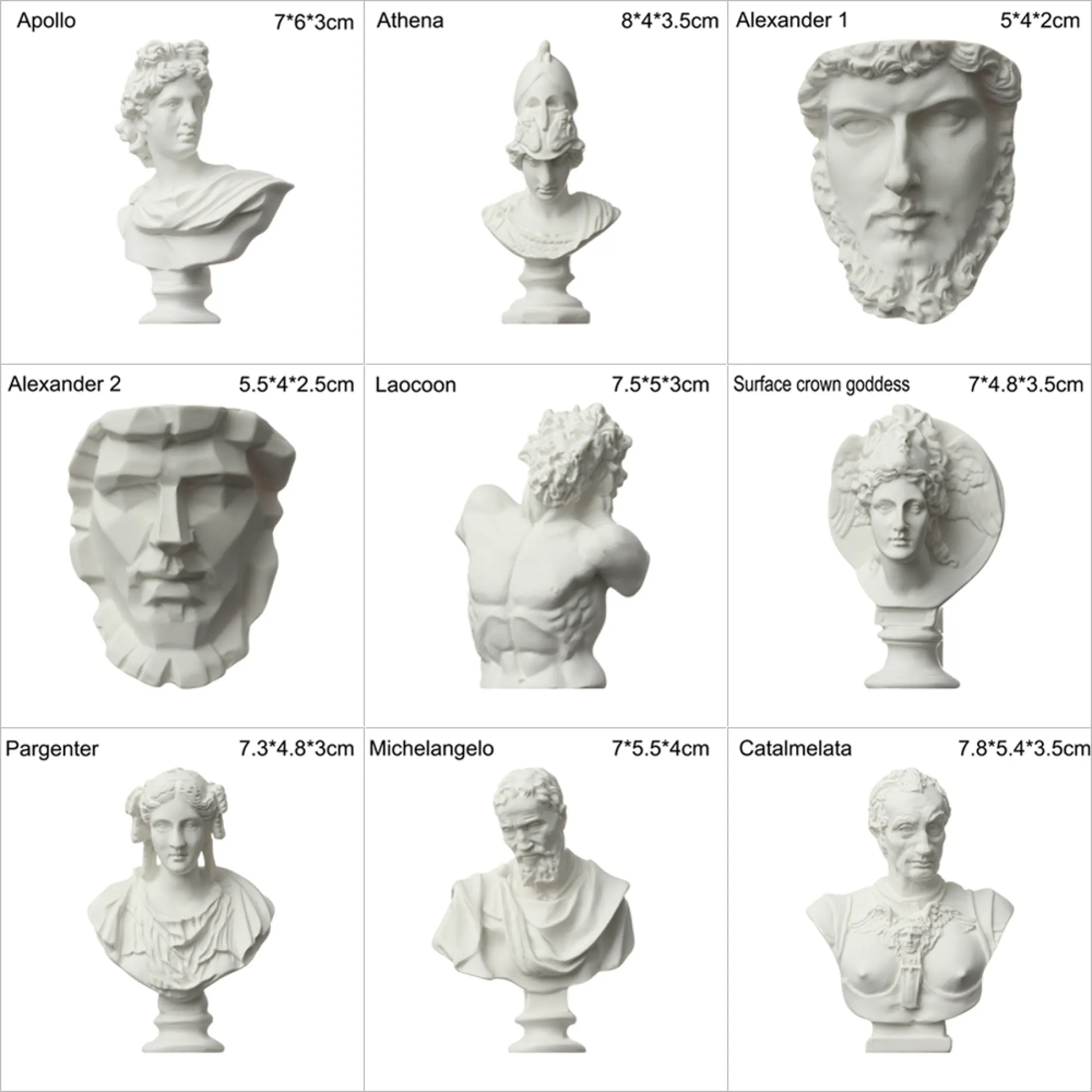 Mp2qz97i5 Ornamen Desktop Selebritas Nordik Dekor Rumah Patung Terkenal Patung Gypsum Bust Potret Plester Patung Mitologi Yunani Lazada Indonesia