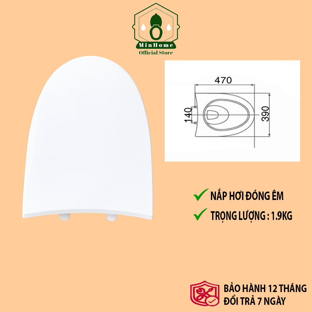 Nắp bồn cầu rơi êm cho inax 902,907,908,918...
