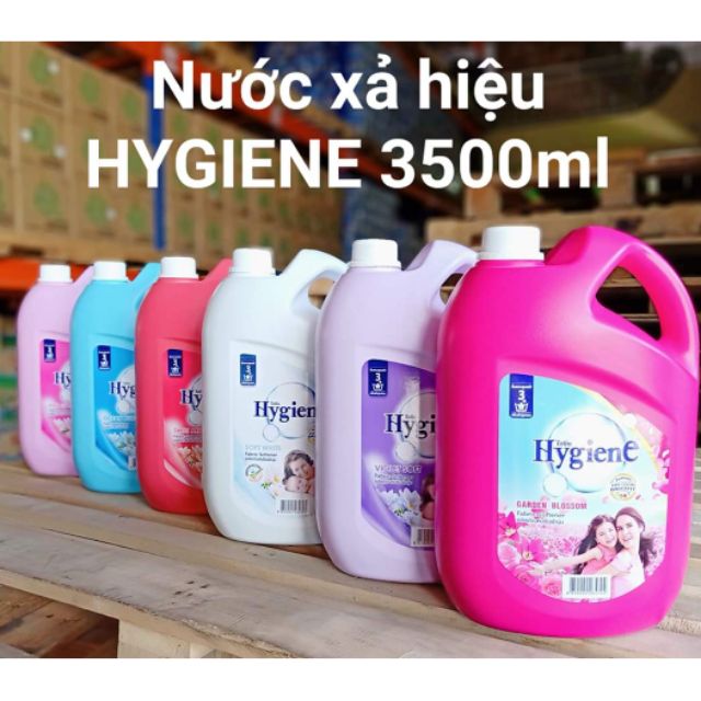 (HÀNG THÁI) Nước Xả Vải Hygiene 3500ml Thái Lan