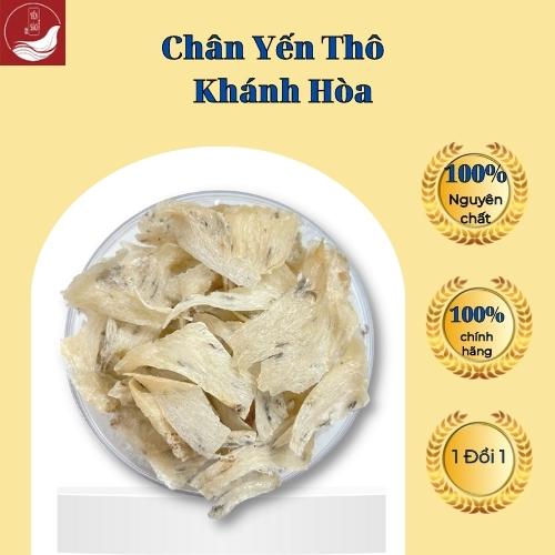 Chân yến thô loại 1 ít lông khánh hòa 50g tặng nhíp và nguyên liệu chưng yến đi kèm