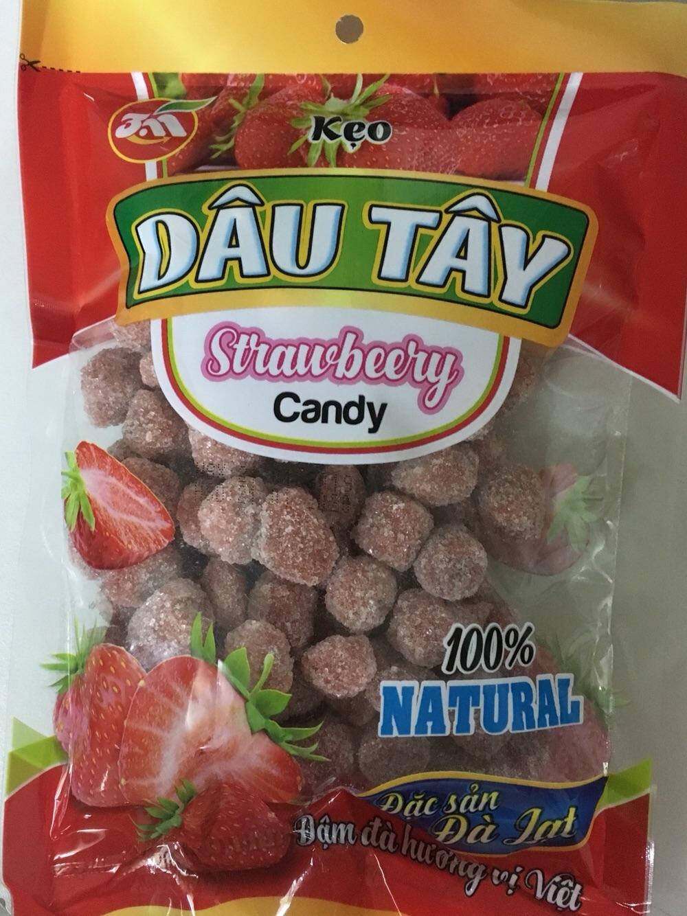 Kẹo dâu tây đặc sản Đà Lạt 220g