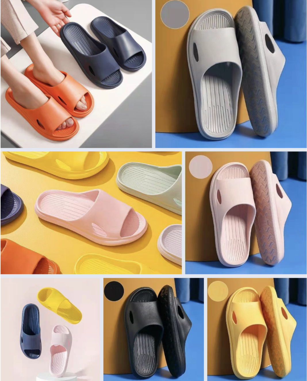 [FreeShip Max] Dép Nhựa Xốp Cao Cấp Đi Trong Nhà, Mang Trong Văn Phòng Chống Trơn Trượt SBK170