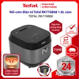 |HỎA TỐC 2H| Nồi cơm điện tử Tefal RK776B68, dung tích 1.8L, công suất lớn, bảo hành 2 năm