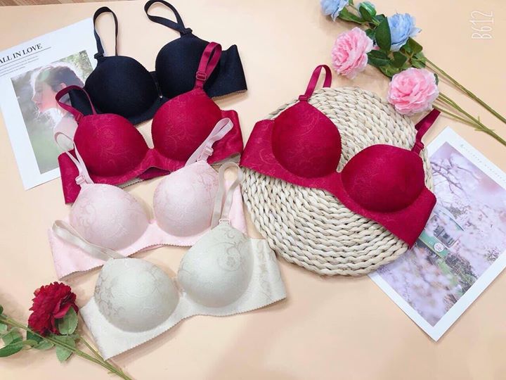 Áo lót su không gọng đệm bàn tay nâng đẩy ngực, mặt trong thoáng khí thoải mái Tổng kho sỉ lẻ 888