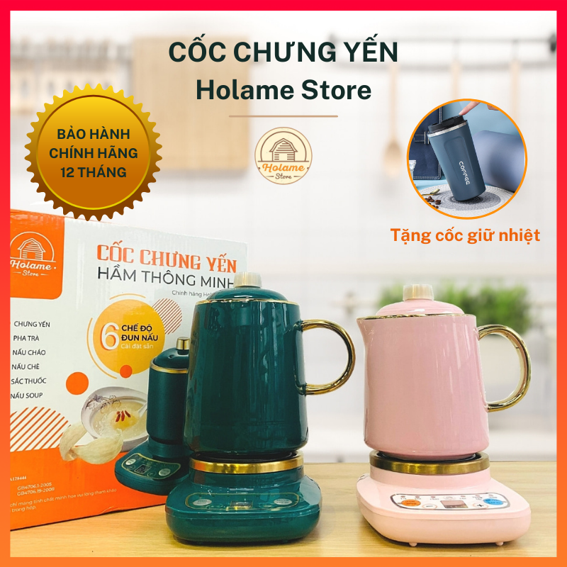 Cốc chưng yến, nồi chưng yến HOLAME STORE bảo hành chính hãng 12 tháng