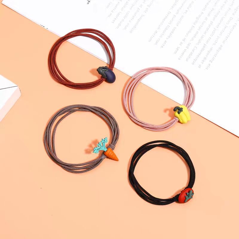 Dây buộc tóc hình rau củ p058