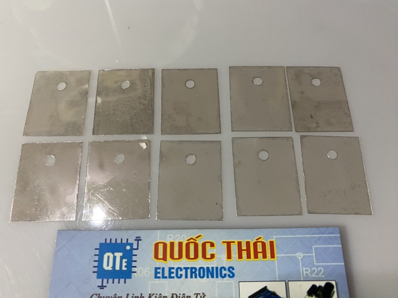 Combo 10 miếng lót cách điện mica kiểu chân to-3pl