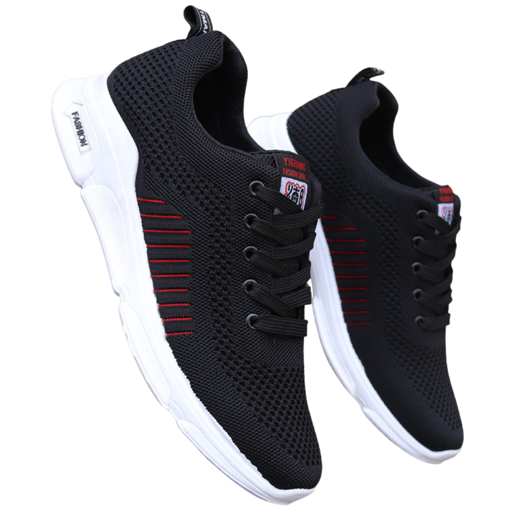 [HCM]Giày Nam Thể Thao Màu Đen Hàn Quốc Cao Cấp Aeshin Độ Bền Cao Đế Cao Su Non Đúc Chống Trơn Trượt Đi Êm Chân Kiểu Dáng Thời Trang Năng Động Q26