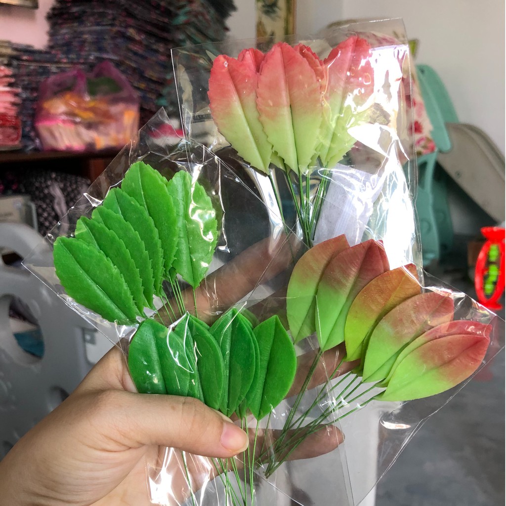 Lá hoa đất sét / lá mai / lá mai đất sét 17k/10 cái