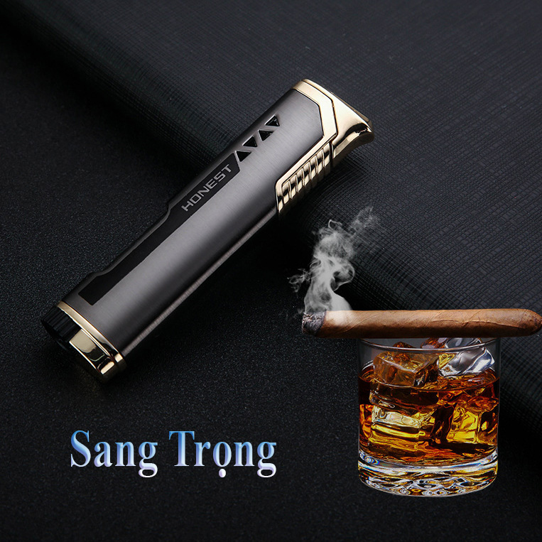 Bật lửa khò honest nhỏ gọn sang trọng hàng chính hãng giá tốt bảo hành uy tín