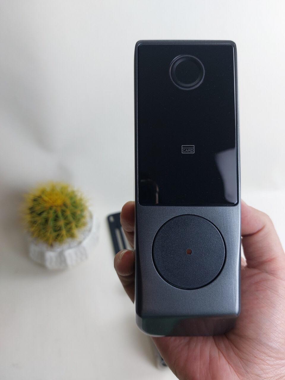 Rs13 - khóa cổng vân tay 2 chiều dùng app ttlock có hỗ trợ tiếng việt