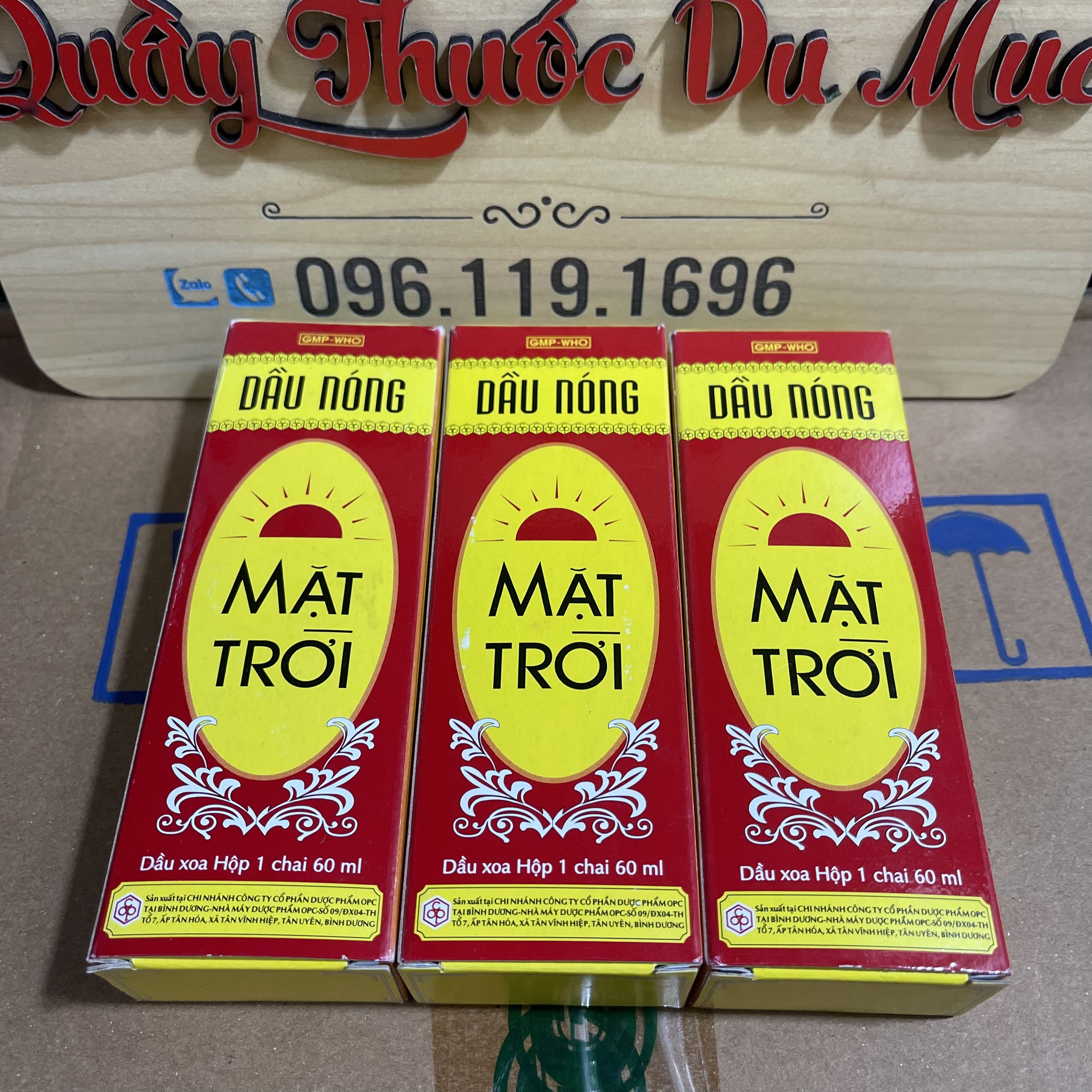 Dầu nóng mặt trời opc - 60ml