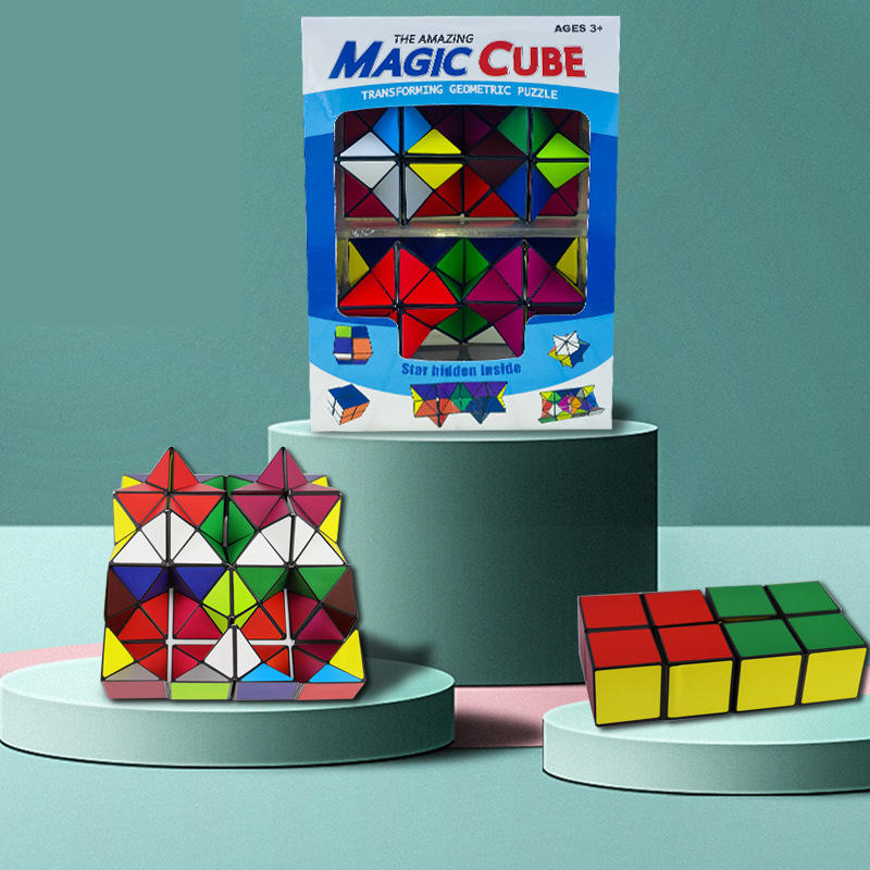 Giao nhanh 2h Đồ chơi khối lập phương ma thuật Magic Cube. Biến đổi hình dạng vô cùng kỳ ảo,vừa học vừa chơi thật vui.