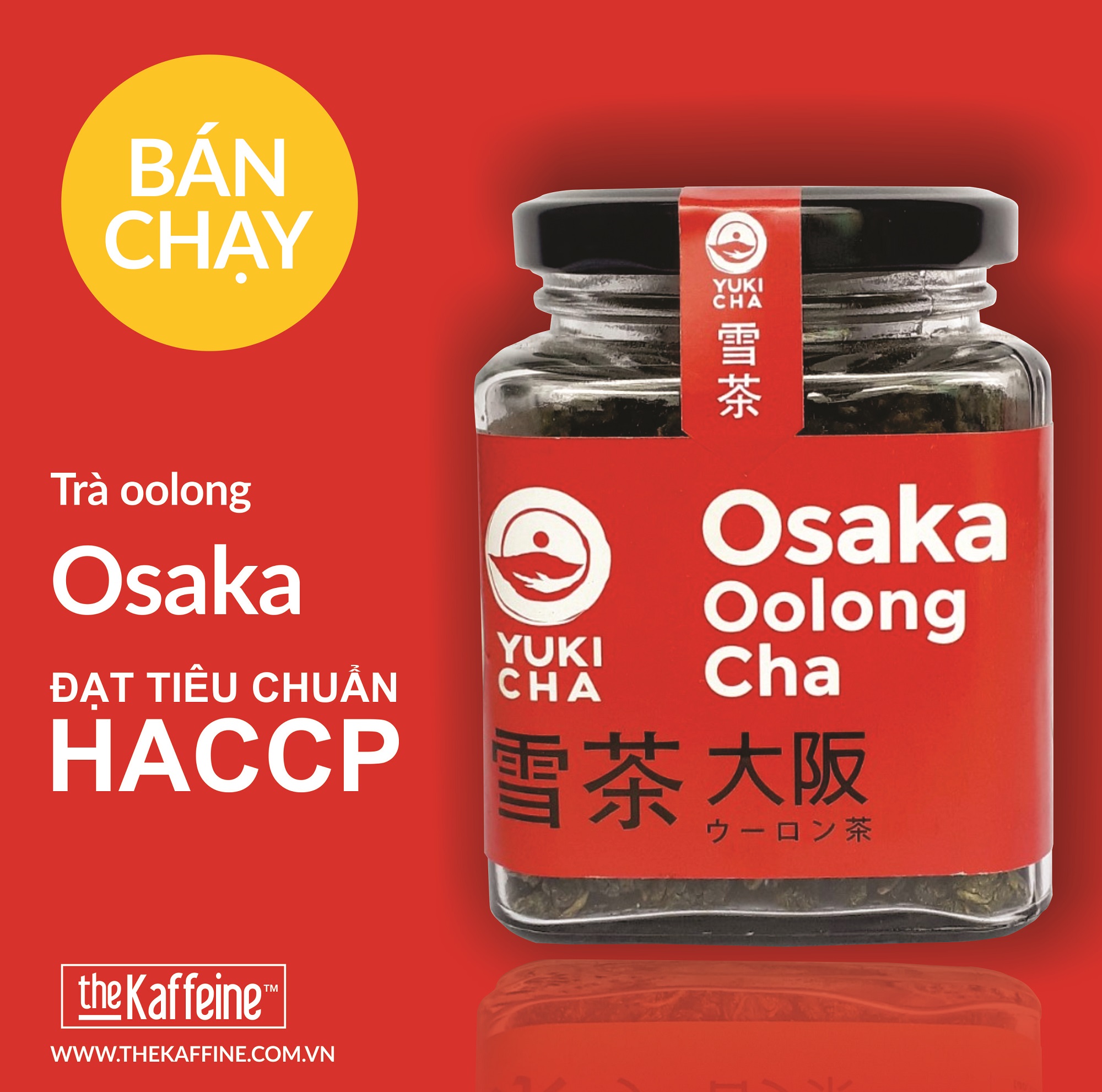 Trà oolong cao cấp osaka 100g - trà olong thượng hạng the kaffeine