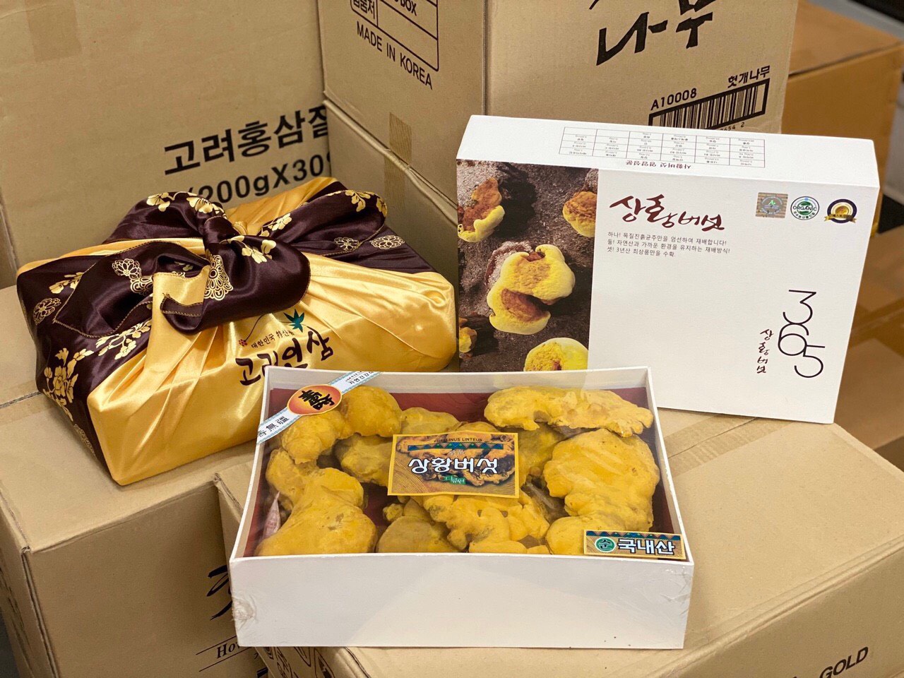 Nấm thượng hoàng cao cấp thượng hạng 365 Hàn Quốc hộp 500gr - phòng chống ưng thư, bồi bổ cơ thể, tốt cho người mới ốm dậy