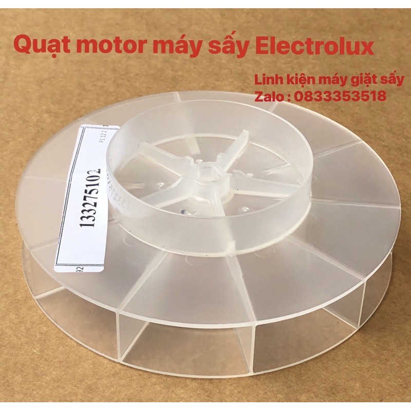 Cánh quạt motor máy sấy electrolux - edv 605 / 6051 / 6552 / 705 / 7051 / 7552
