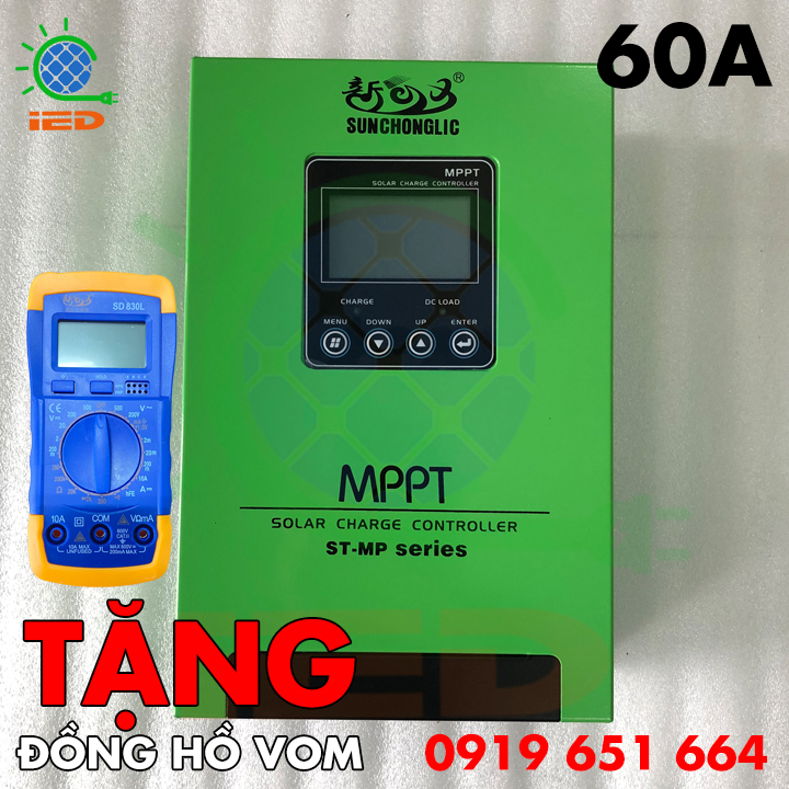 Sạc năng lượng mặt trời mppt st-mp 60a