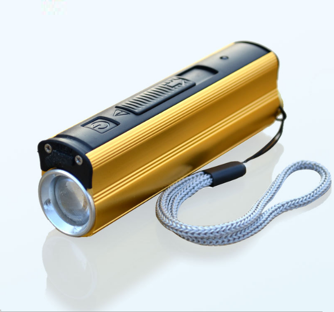 Đèn pin siêu sáng kiêm bật lưa sạc dự phòng