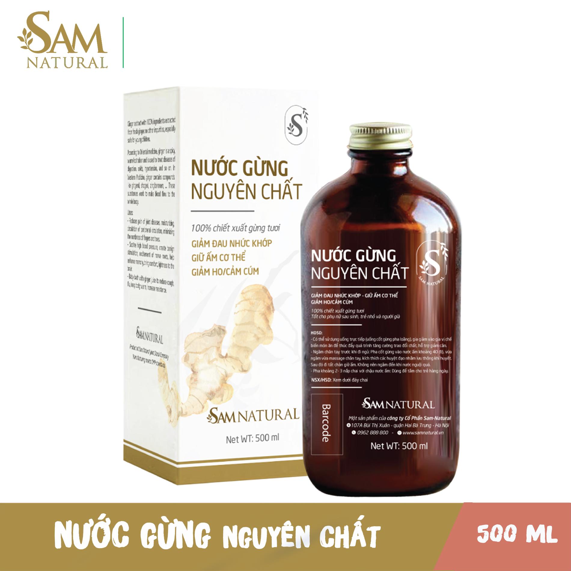Nước gừng nguyên chất - Nước gừng 500 ml