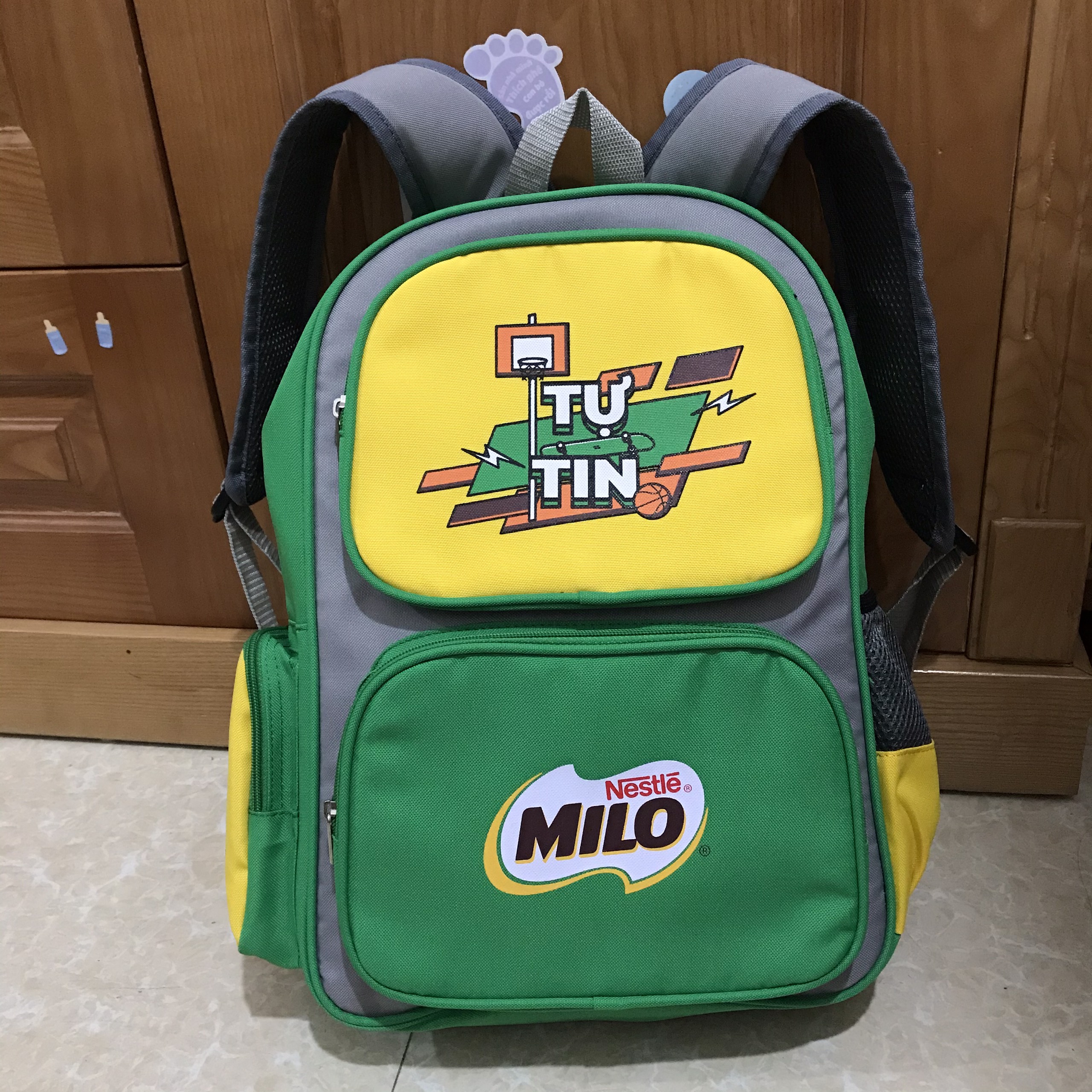 Balo milo nhiều ngăn cho bé