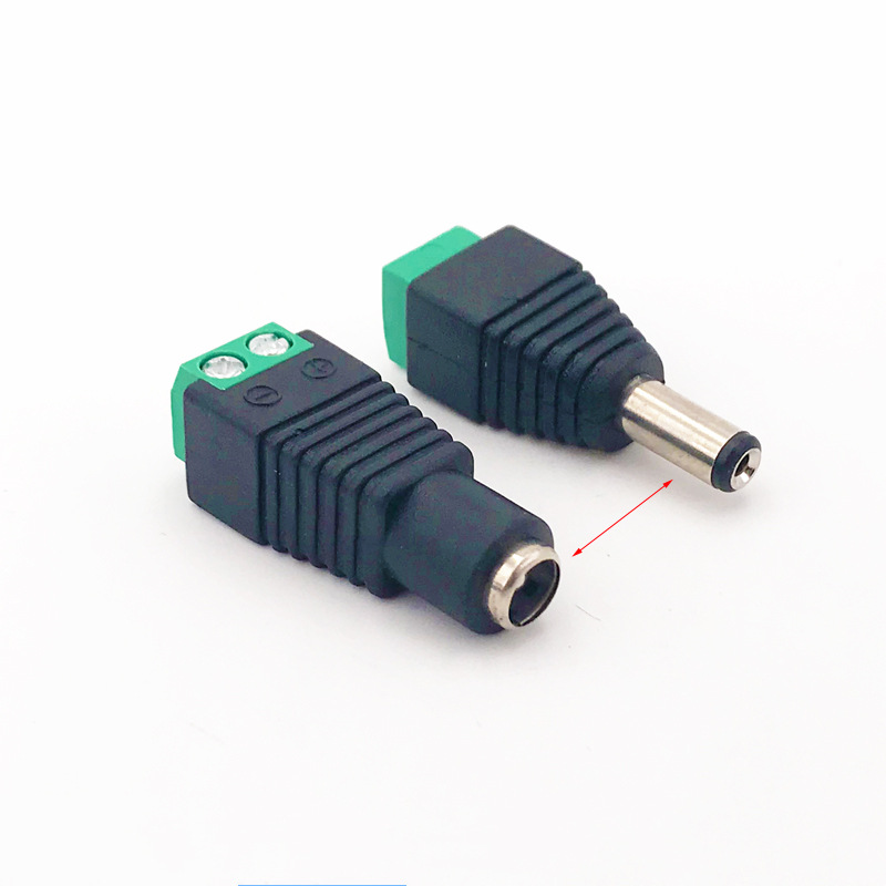 Jack cắm nguồn DC Kích Thước 5.5mm x 2.1mm Đực Cái