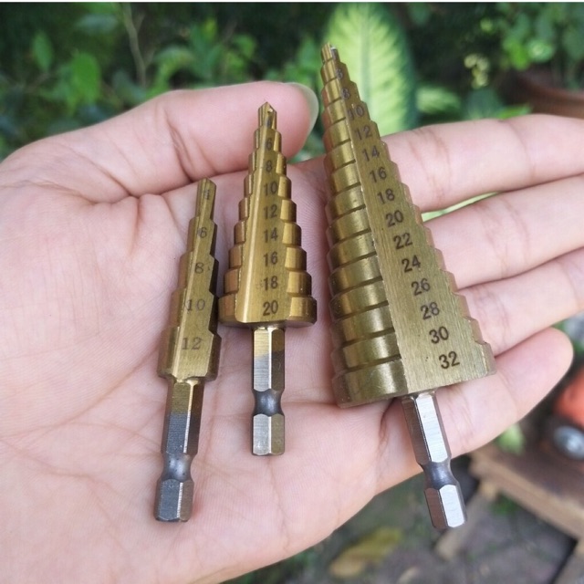 Vỉ 3 mũi khoan tháp 4-12 4-20 4-32
