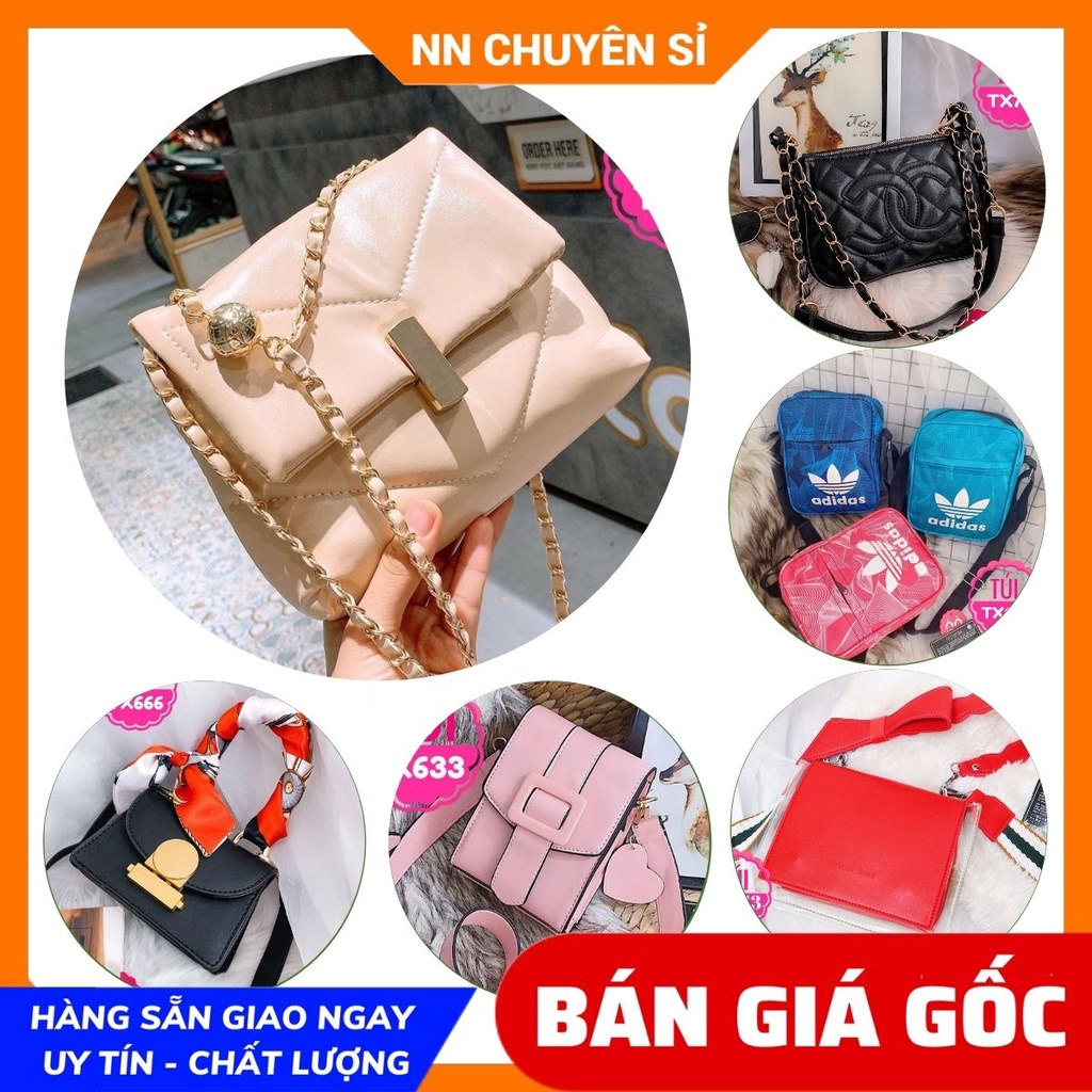 Túi xách công sở nữ chất da dày mềm phom đẹp Túi dù thể thao nam nữ Tổng hợp túi xách nữ