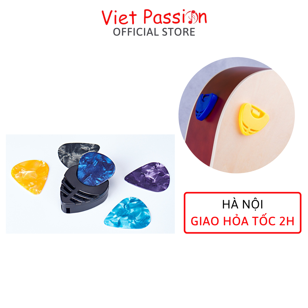 Hộp Dán Đựng Pick Phím Gảy Trên Đàn Guitar vietpassion