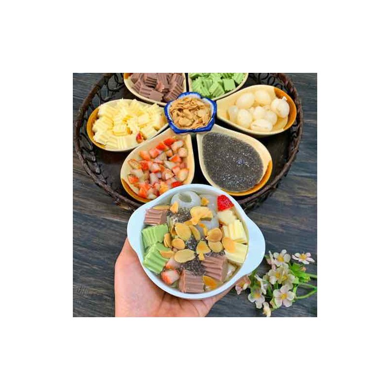 CHÈ KHÚC BẠCH SET LỚN NẤU 10-12 CHÉN NGON MÁT CHẤT LƯỢNG