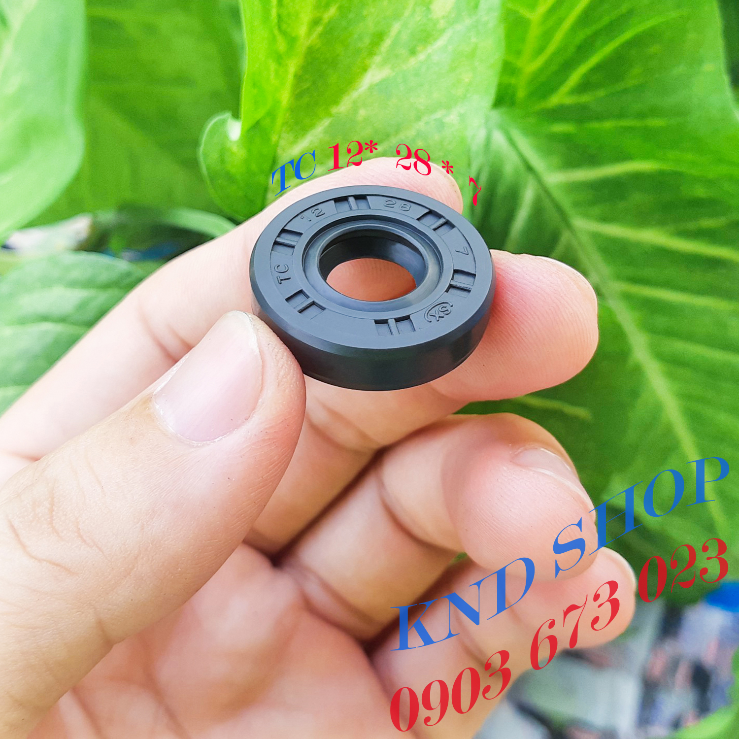 Phốt nhớt TC 12x28x7 (12*28*7), phớt máy rửa xe mini phụ tùng xe máy và máy bơm nước - KND Shops