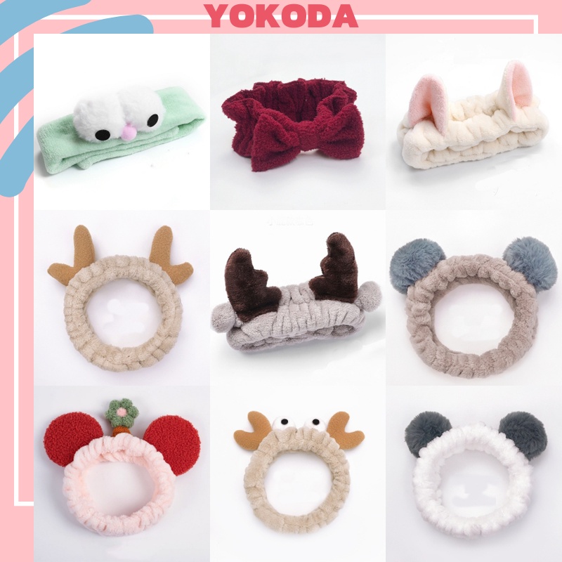 Băng đô rửa mặt - băng đô trang điểm nhiều mẫu siêu cute bd