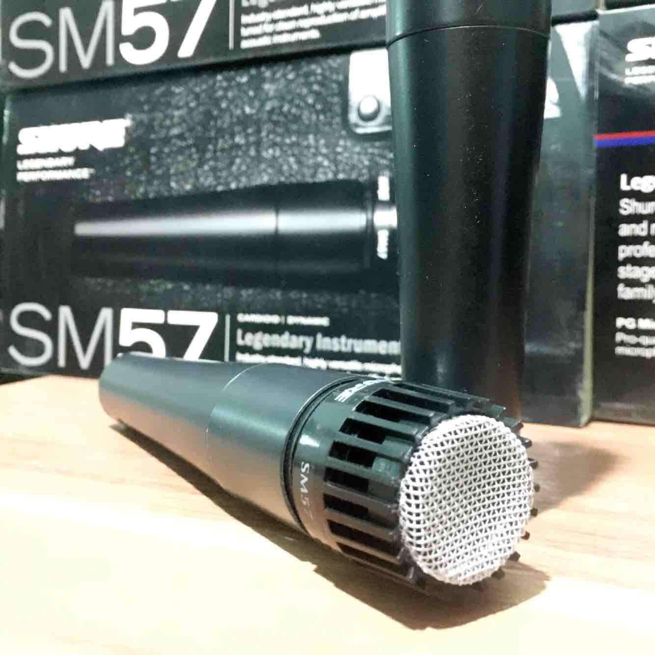 Micro shure sm57 01 bộ, micro, mic, miro, mic rta, mic karaoke