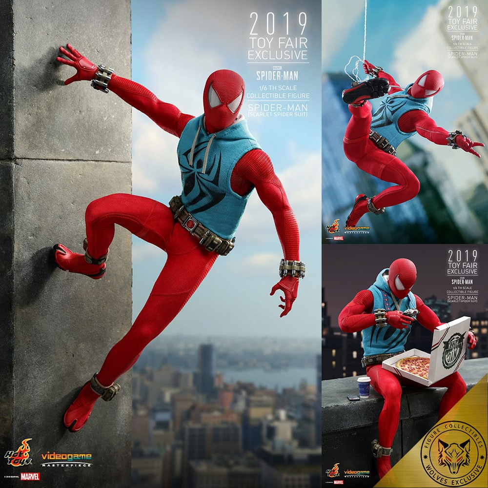 Mô Hình HOT TOYS Chính Hãng Marvels SpiderMan  SpiderMan Advanced  Suit 16 Scale  2DBeat Figure Store