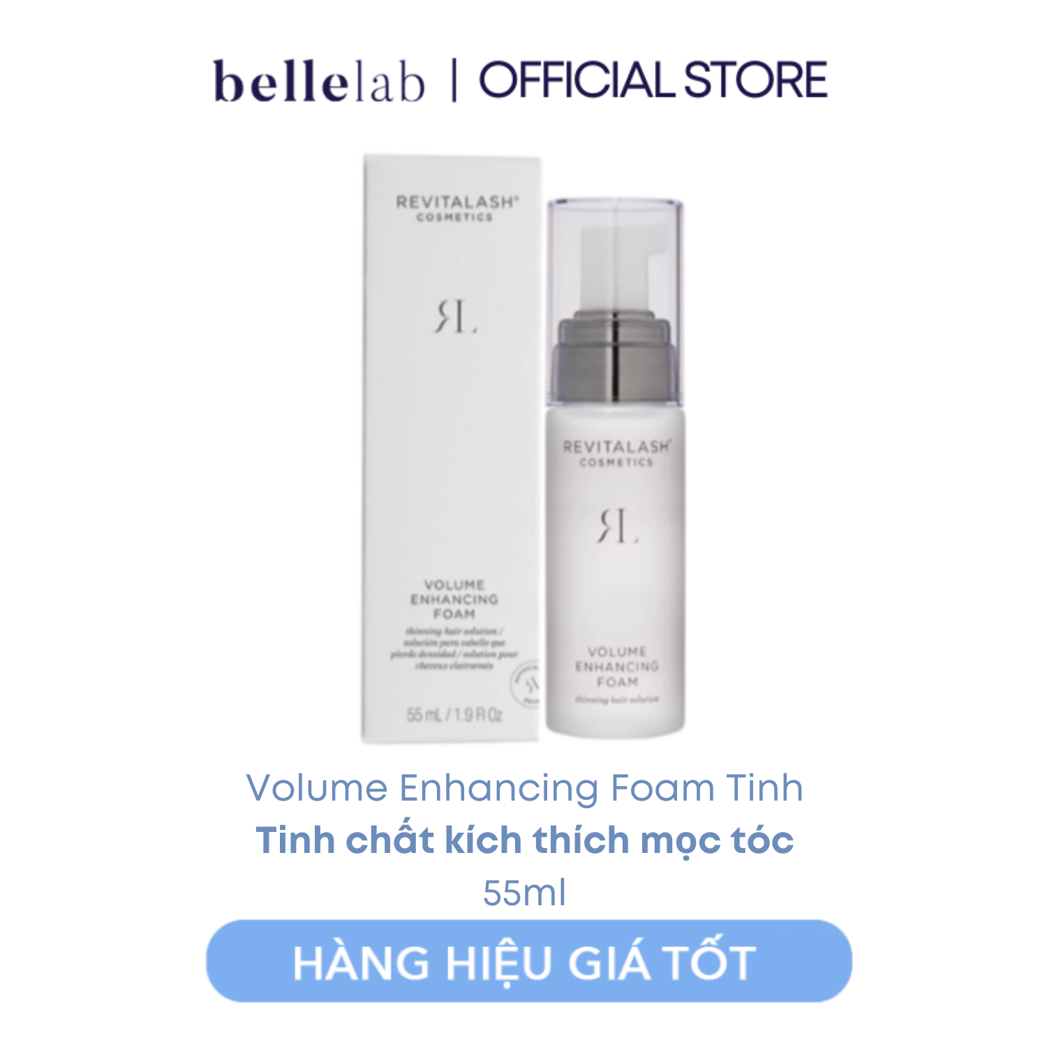 Tinh chất kích thích mọc tóc - revitalash volume enhancing foam – 55ml