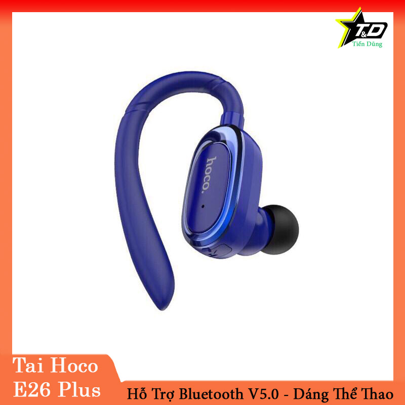 Tai nghe bluetooth Hoco E26 plus Voice v5.0 - Tai nghe không dây thể thao nhỏ gọn
