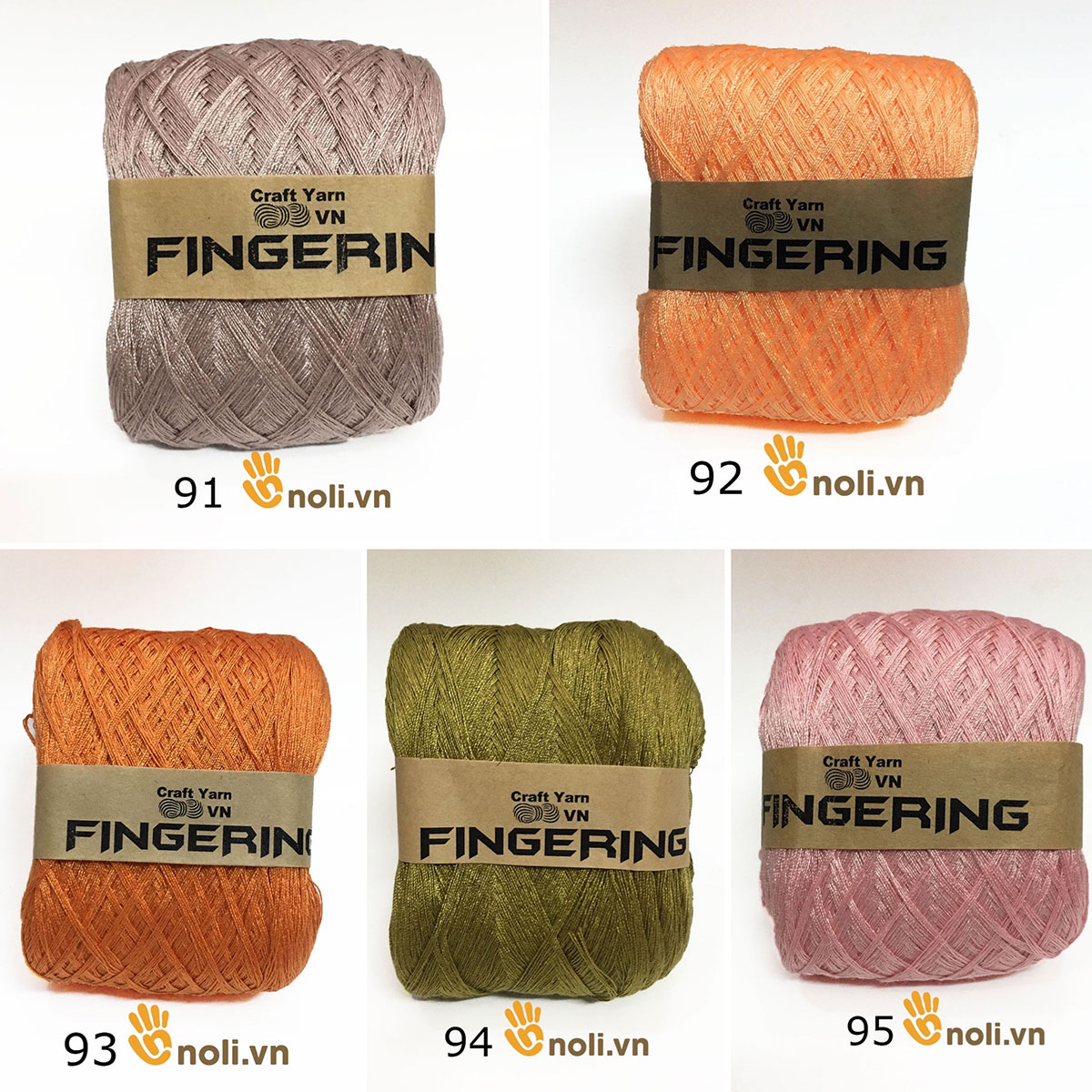 Shiny Fingering cotton yarn