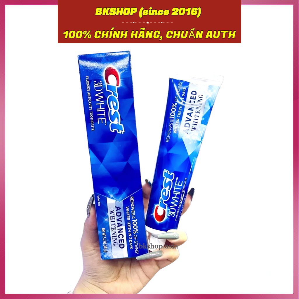 Kem đánh răng crest 3d white toothpaste 147g