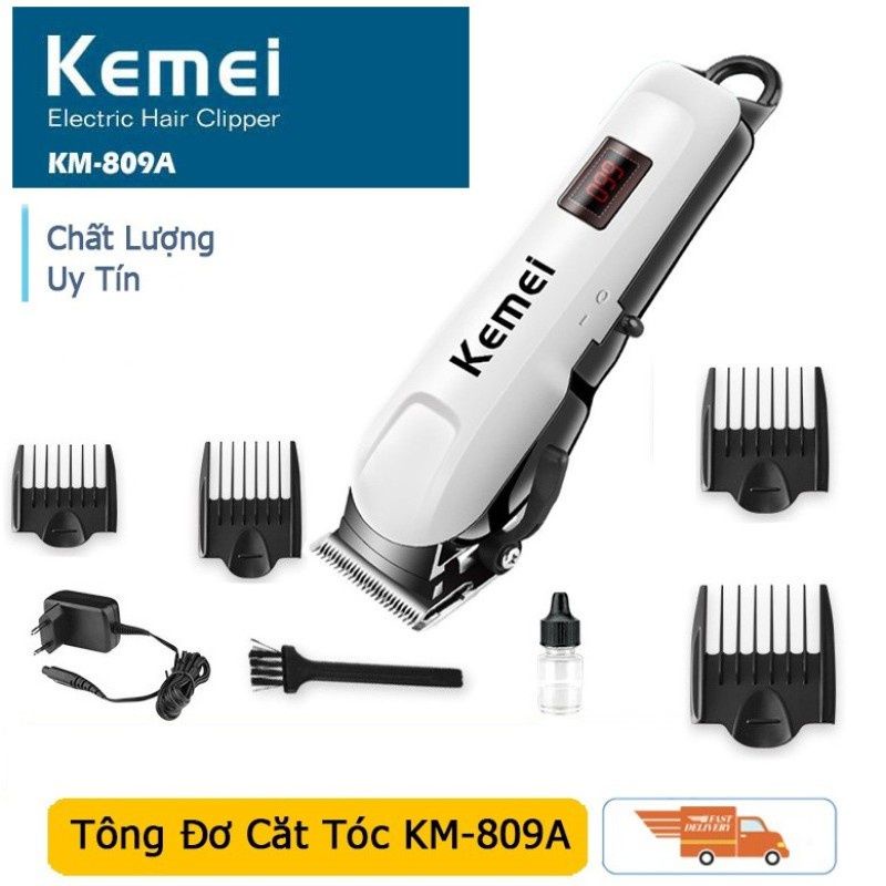 Tông đơ cắt tóc không dây chuyên nghiệp kemei km-809a nơi bán tông đơ kemei km-809a giá rẻ tháng 01/2022 tông đơ cắt tóc kemei pro km-809a | tông đơ kemei km-809a kemei km-809 - chính hãng, giá tháng 1, 2022