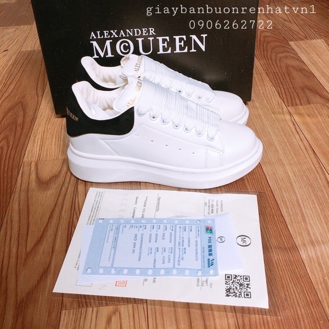[ TẶNG HỘP + TẤT + LỌ TẨY+BILL] Giaỳ thể thao nam nữ Alexander Mcqueen