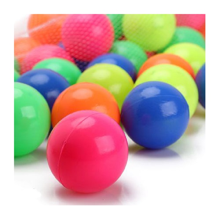 combo 10 quả bóng nhựa mềm cho bé - bóng chơi nhà banh lều bóng