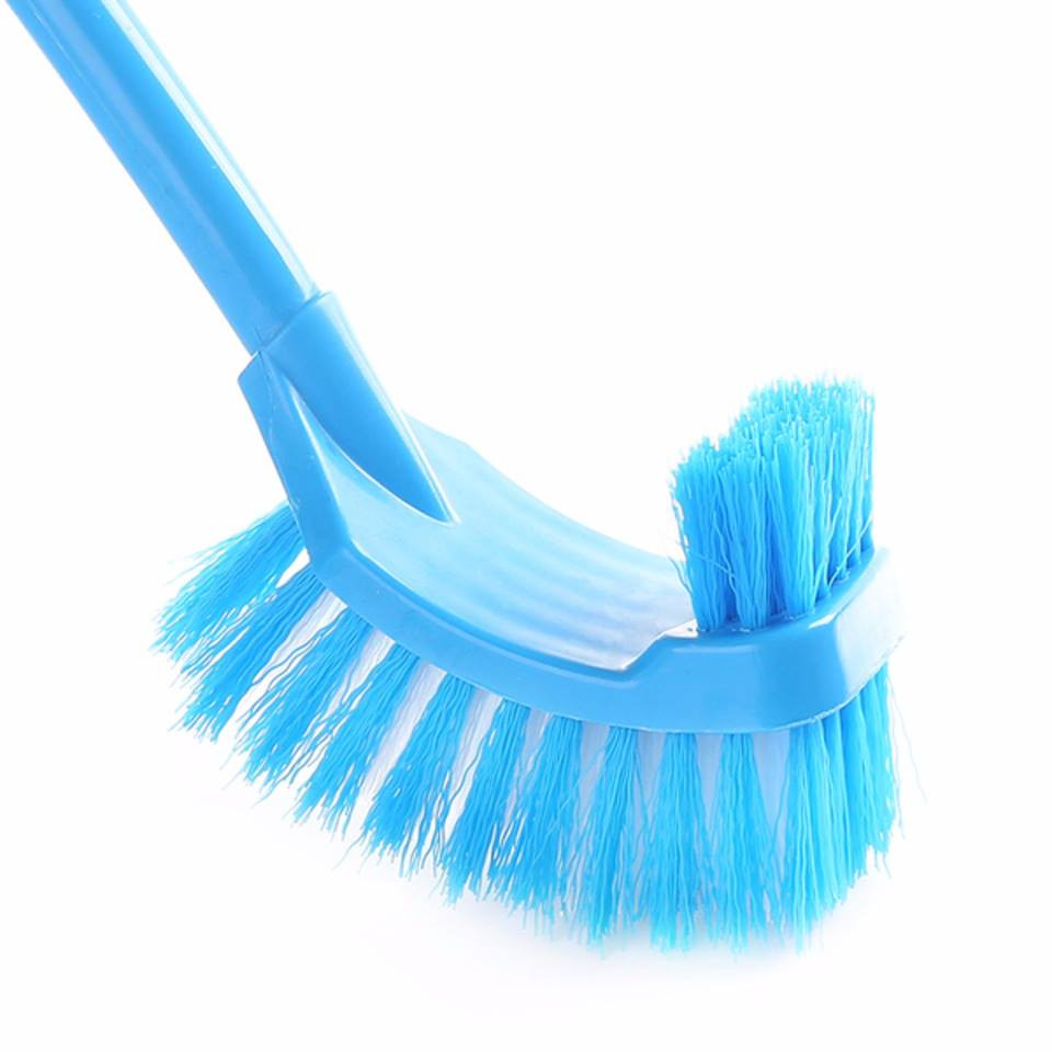 Chổi Cọ Nhà Vệ Sinh 2 Đầu Cán Dài Sử Dụng Dễ Dàng Tiện Dụng Có Tích Hợp Lỗ Móc Treo