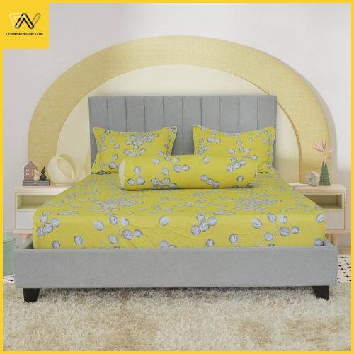 Bộ Drap Gối Cotton Hoa Hometex Ga Vỏ Gối Gia Đình Mềm Mại Dễ Ngủ Xuất Xứ Việt Nam Duy Nhật Store