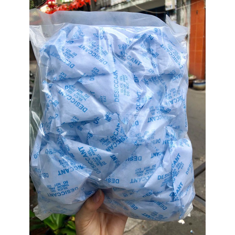 50 gói hút ẩm silicagel - hút ẩm cho giày dép, thực phẩm- chống ẩm mốc