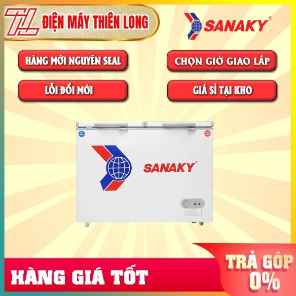 Tủ đông sanaky vh-285w2 - trả góp 0% - giao toàn quốc