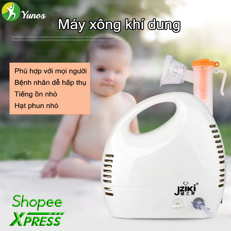 Yunos Máy Xông Khí dung Mũi Họng Compmist - Sika hỗ trợ hô hấp , hen suyễn